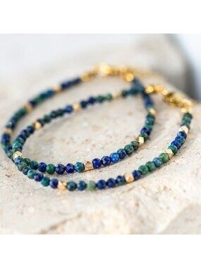 Bracelets Bundle of 2 Phoenix Turquoise Beaded Bracelets Stacking Bracelets